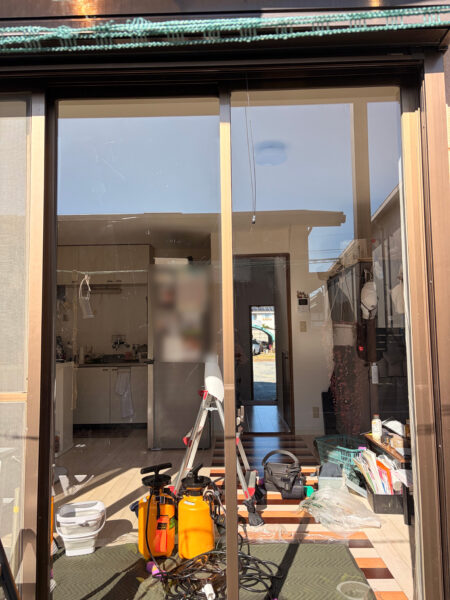 遮熱フィルム施工後